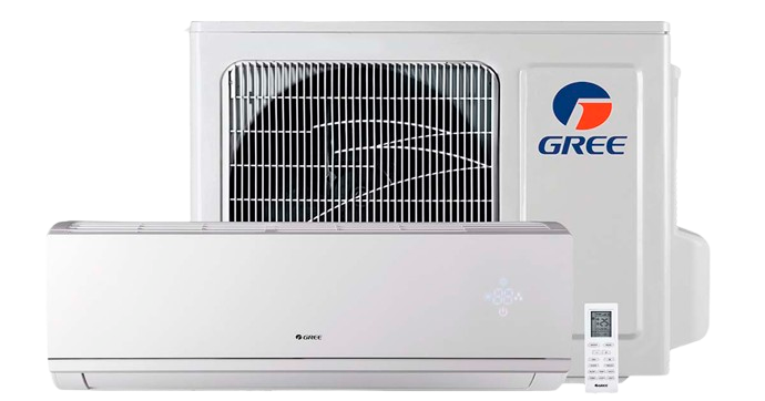 Imagem que ilustra um ar condicionado completo